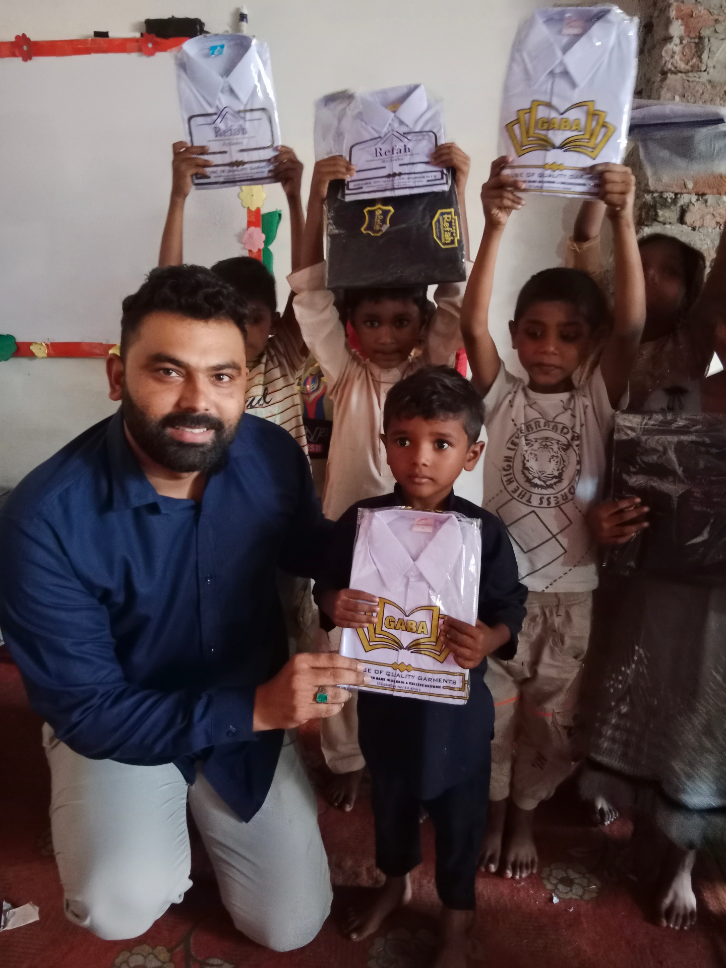 Close moment during the Kingdom Heritage uniform distribution